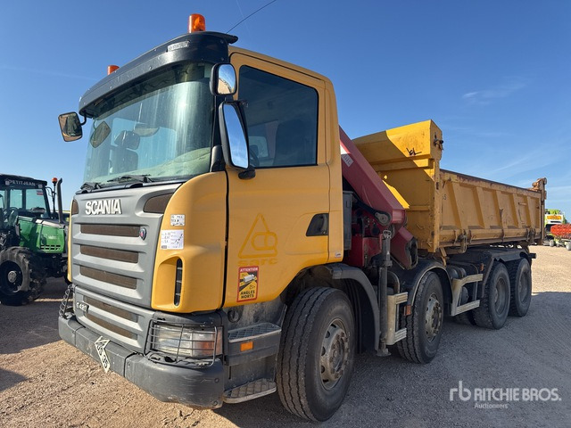 2009 Scania G420 2008 HMF 1720K2 3610 kg Articul ... Dump Truck with Crane - Tippbil lastbil, Kranbil: bild 2 2009 Scania G420 2008 HMF 1720K2 3610 kg Articul ... Dump Truck with Crane - Tippbil lastbil, Kranbil: bild 2