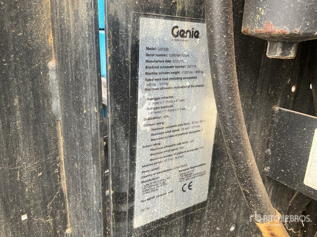 2016 Genie GS-5390 Scissor Lift - Saxlift: bild 1 2016 Genie GS-5390 Scissor Lift - Saxlift: bild 1