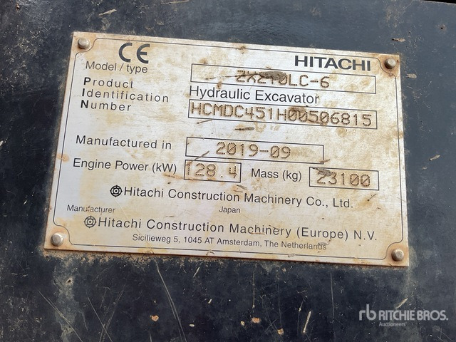 2019 Hitachi ZX210LC-6 Tracked Excavator - Bandgrävare: bild 1 2019 Hitachi ZX210LC-6 Tracked Excavator - Bandgrävare: bild 1