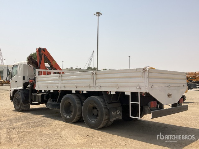 2007 Hino 500 Palfinger PK1000 4.5 ton Knuckl ... Flatbed Truck with Crane - Flakbil, Kranbil: bild 3 2007 Hino 500 Palfinger PK1000 4.5 ton Knuckl ... Flatbed Truck with Crane - Flakbil, Kranbil: bild 3