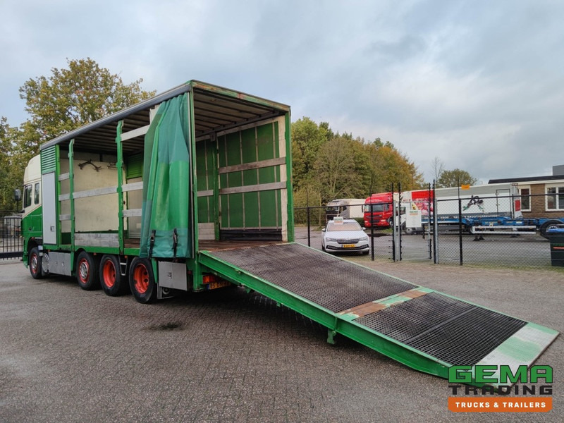 DAF FAK XF95.430 8x2 Super SuperSpaceCab Euro3 - CurtainSider 7.31m + Ramp 16T - MachineTransporter - 6 Persons (V558) - Biltransportbil lastbil: bild 2 DAF FAK XF95.430 8x2 Super SuperSpaceCab Euro3 - CurtainSider 7.31m + Ramp 16T - MachineTransporter - 6 Persons (V558) - Biltransportbil lastbil: bild 2