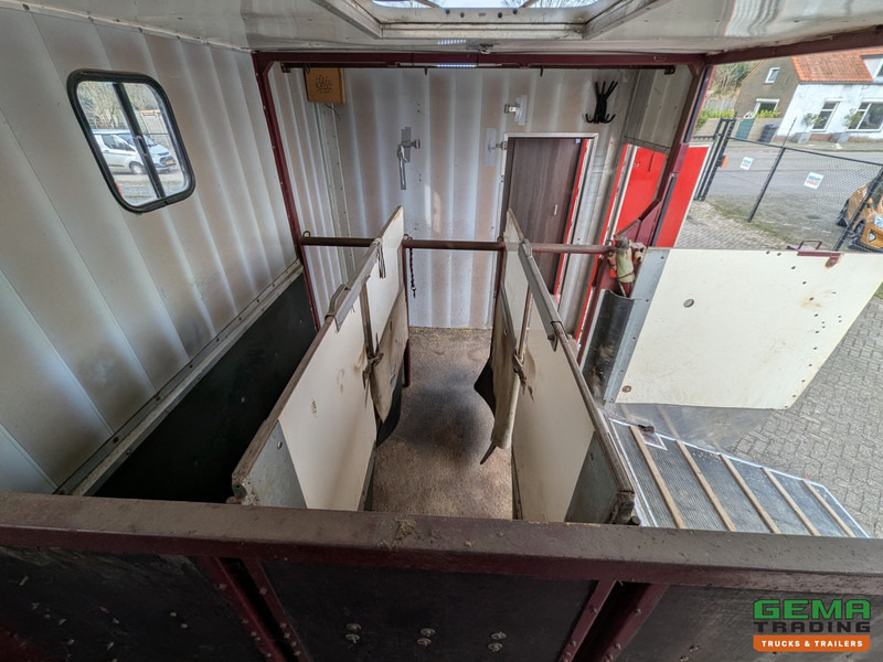 Hästbuss Iveco Tector ML120E24D 4x2 Euro3 DubbelCabine - Paardenwagen 3-Paards - Kleedruimte - Hydraulische klep- TOP!: bild 6