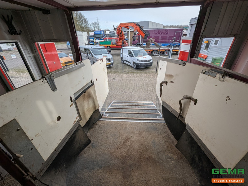 Hästbuss Iveco Tector ML120E24D 4x2 Euro3 DubbelCabine - Paardenwagen 3-Paards - Kleedruimte - Hydraulische klep- TOP!: bild 8
