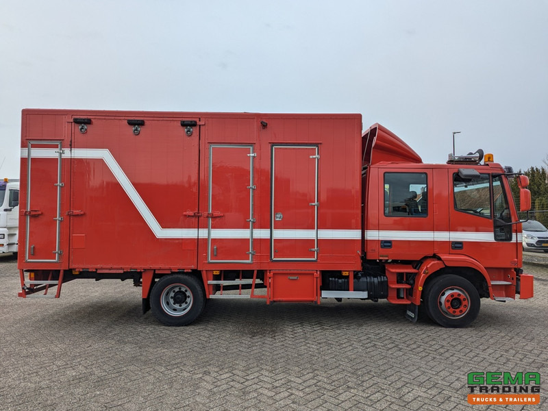 Hästbuss Iveco Tector ML120E24D 4x2 Euro3 DubbelCabine - Paardenwagen 3-Paards - Kleedruimte - Hydraulische klep- TOP!: bild 13