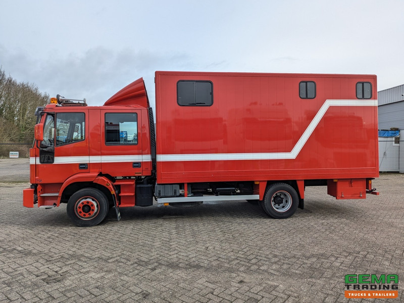 Hästbuss Iveco Tector ML120E24D 4x2 Euro3 DubbelCabine - Paardenwagen 3-Paards - Kleedruimte - Hydraulische klep- TOP!: bild 14