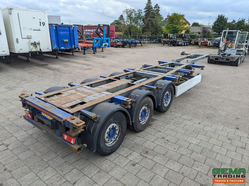 Krone SDC 27 3-Assen SAF - Lift as - Schijfremmen - Achterschuiver - 20 2x20FT/30/40FT - Containerbil/ Växelflak semitrailer: bild 4 Krone SDC 27 3-Assen SAF - Lift as - Schijfremmen - Achterschuiver - 20 2x20FT/30/40FT - Containerbil/ Växelflak semitrailer: bild 4
