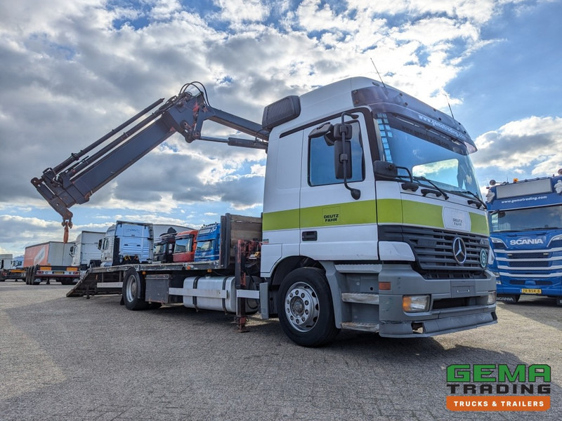Mercedes-Benz Actros 1831 Sleepcab Euro2 MKG HLK80 3360KG - Air Suspension - Loading Ramp (V796) - Flakbil, Kranbil: bild 2 Mercedes-Benz Actros 1831 Sleepcab Euro2 MKG HLK80 3360KG - Air Suspension - Loading Ramp (V796) - Flakbil, Kranbil: bild 2