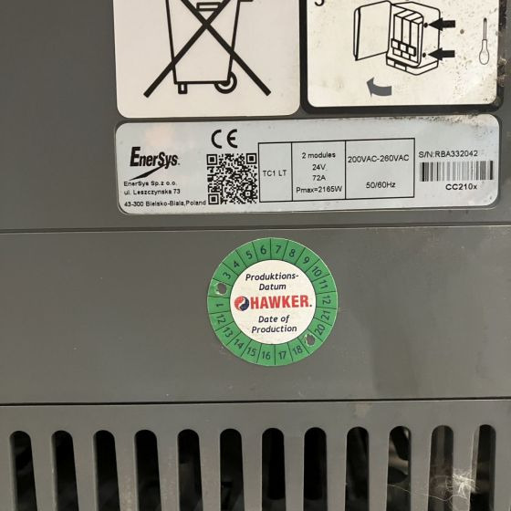 Hawker 24V/72A Lifetech TC1LT - Elektriskt system för Materialhanteringsutrustning: bild 5 Hawker 24V/72A Lifetech TC1LT - Elektriskt system för Materialhanteringsutrustning: bild 5