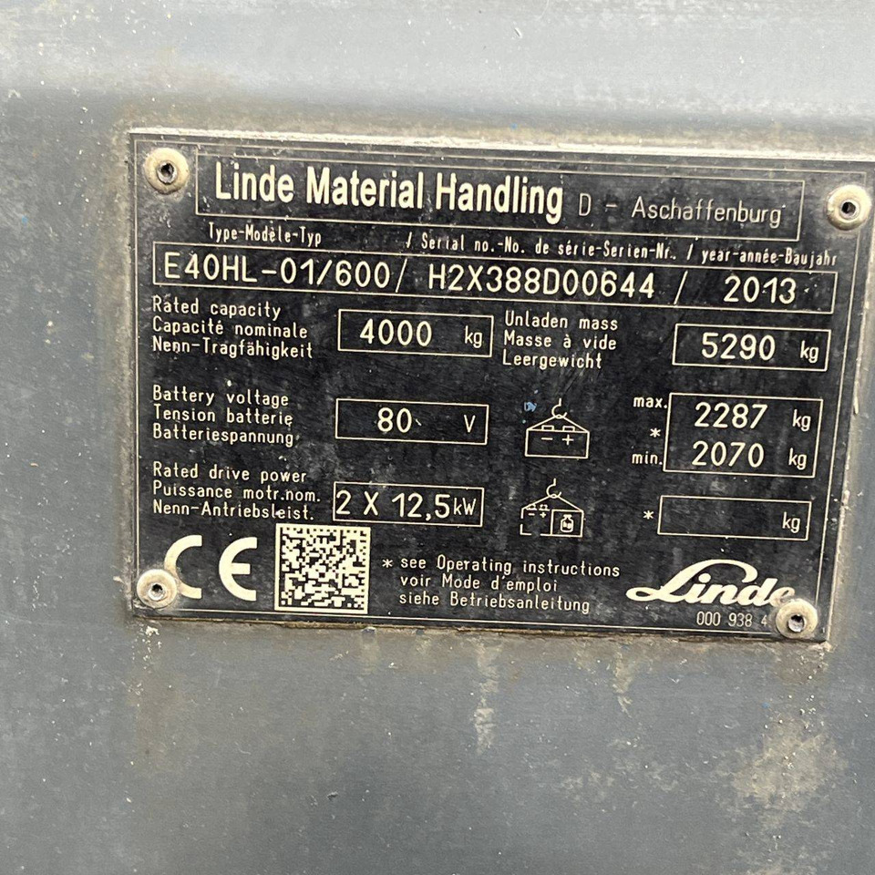 Eltruck Linde E40-600HL (388): bild 16