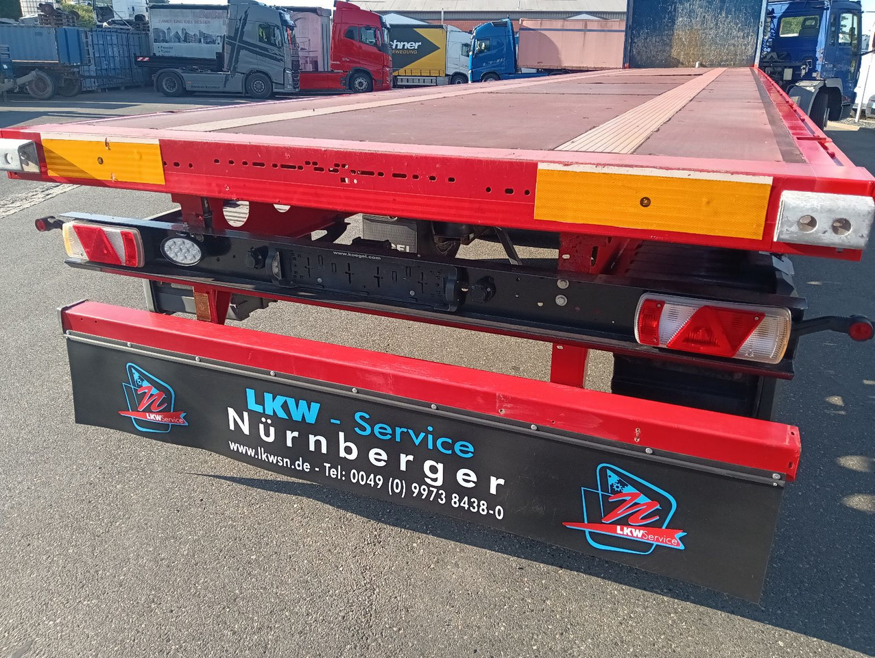 Kögel SN24 Plateau 7xRungen,Palettenkasten, Überbreite - Flaktrailer: bild 1 Kögel SN24 Plateau 7xRungen,Palettenkasten, Überbreite - Flaktrailer: bild 1