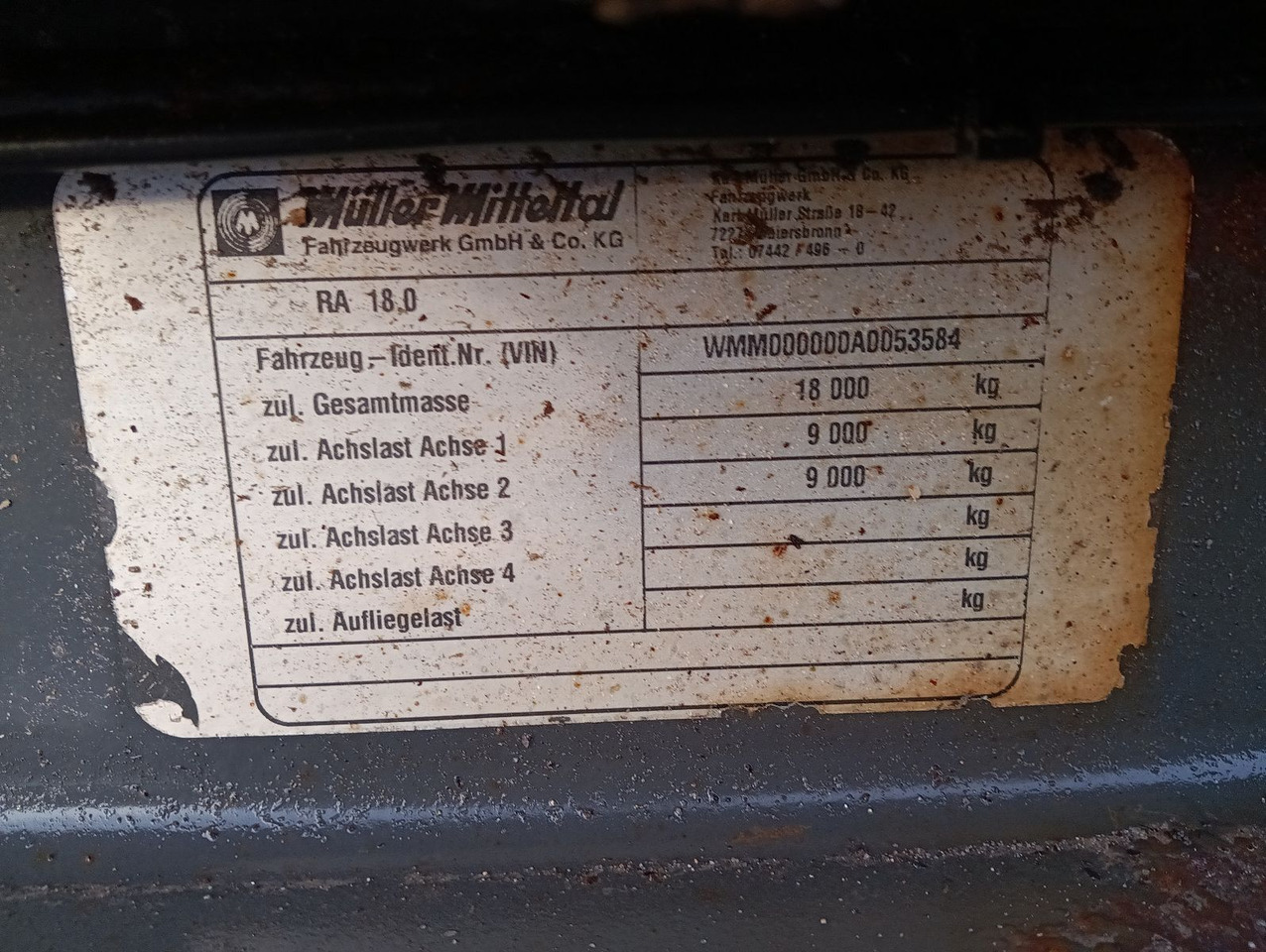 Müller-Mitteltal RA18 Abrollanhänger 7m BPW Trommel TÜV 5/2025 Müller-Mitteltal RA18 Abrollanhänger 7m BPW Trommel TÜV 5/2025 - Lastväxlarsläp/ Liftdumpersläp: bild 3 Müller-Mitteltal RA18 Abrollanhänger 7m BPW Trommel TÜV 5/2025 Müller-Mitteltal RA18 Abrollanhänger 7m BPW Trommel TÜV 5/2025 - Lastväxlarsläp/ Liftdumpersläp: bild 3