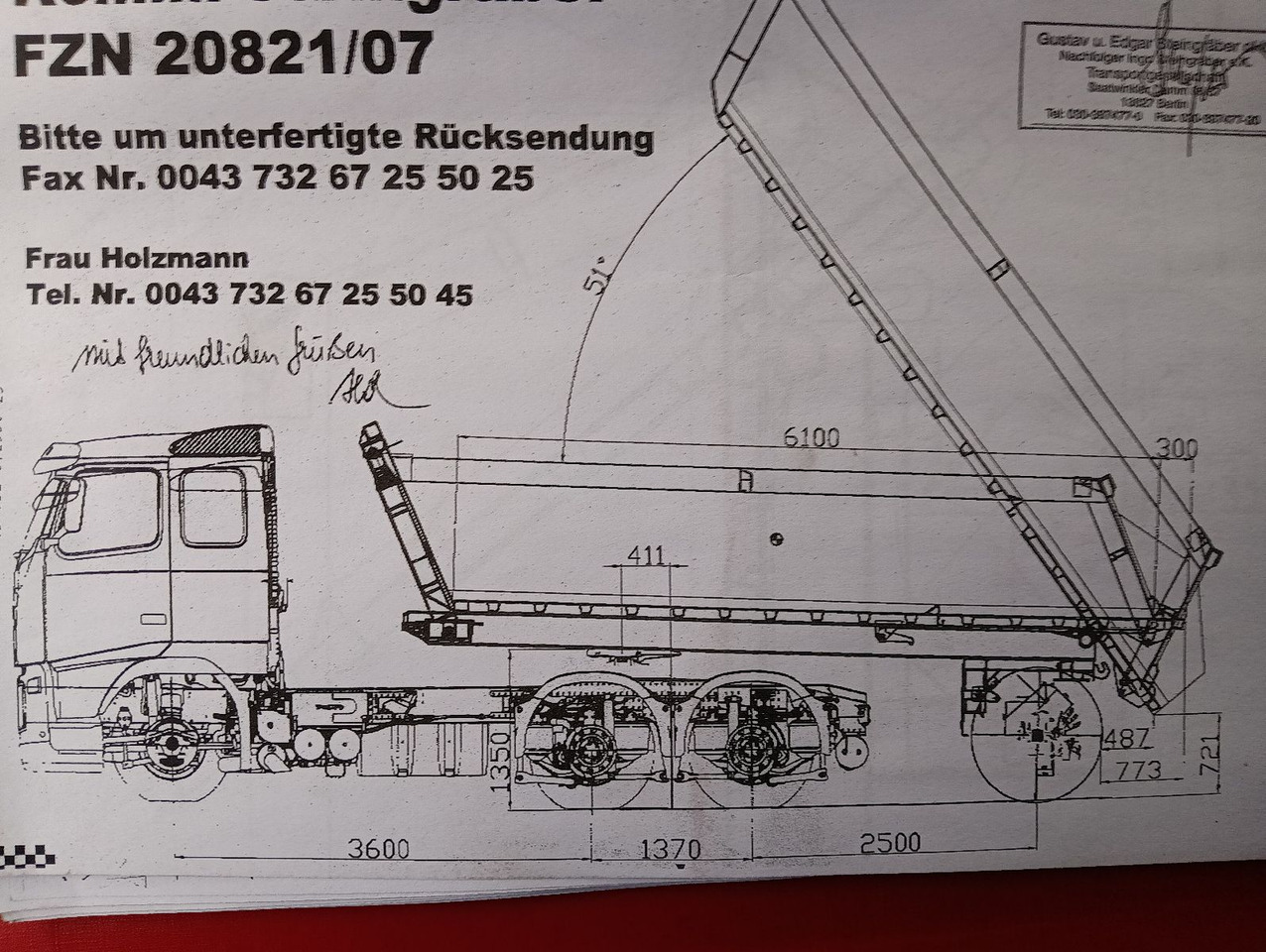 PRIMETZHOFER 1-A Lenksattel AluKippmu 4,25t 17m3 - Tippbil semitrailer: bild 3 PRIMETZHOFER 1-A Lenksattel AluKippmu 4,25t 17m3 - Tippbil semitrailer: bild 3