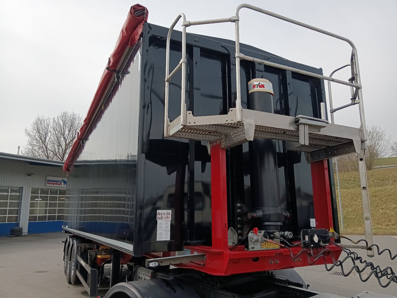 Ny Tippbil semitrailer Schwarzmüller K-Serie ALU 54m3 Getreide  6250kg TopZustand: bild 22
