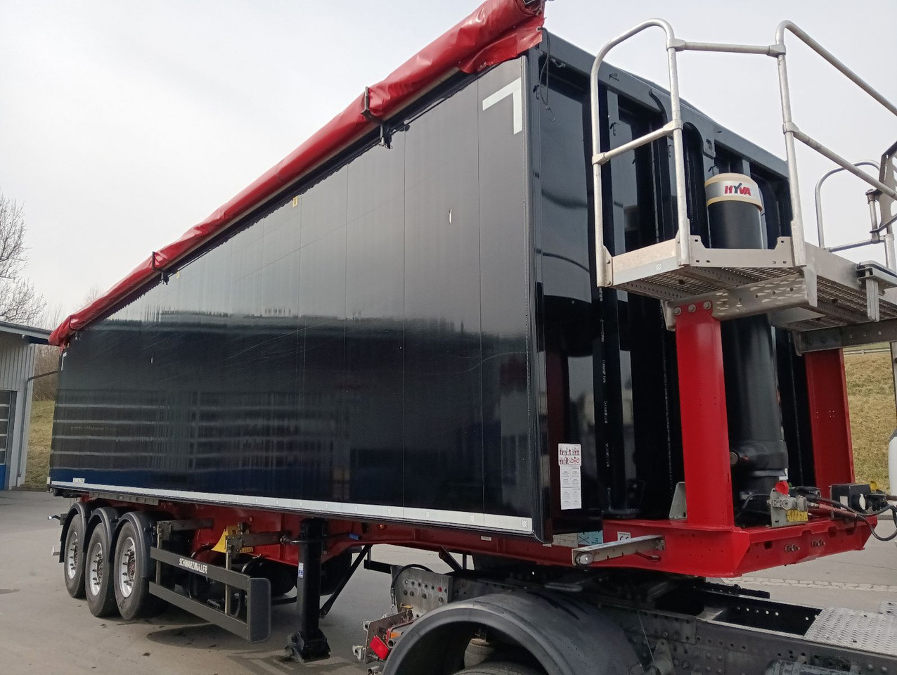 Ny Tippbil semitrailer Schwarzmüller K-Serie ALU 54m3 Getreide  6250kg TopZustand: bild 18