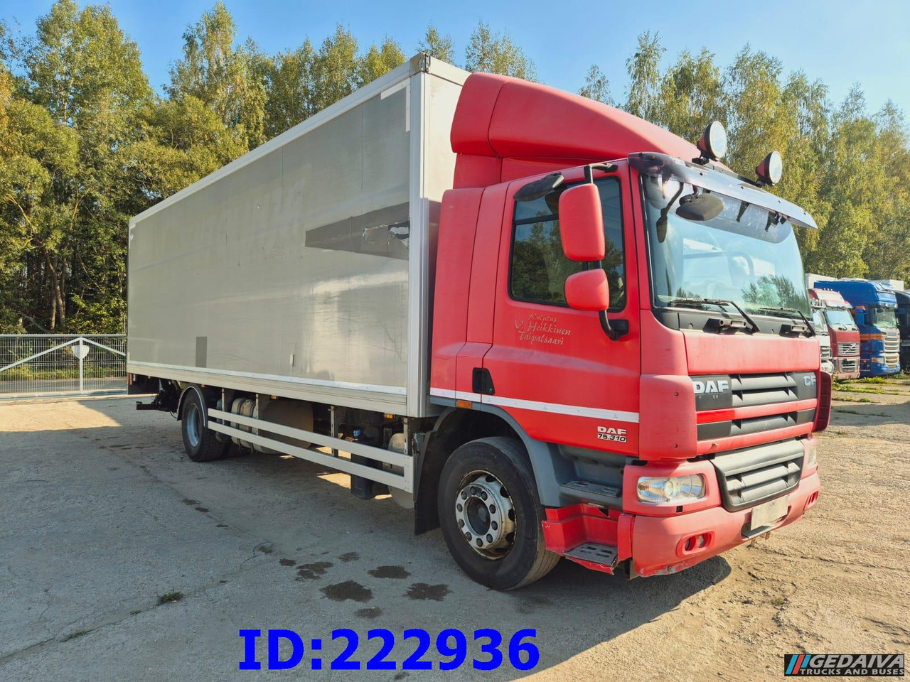 DAF CF 75.310 - Euro5 - Lastbil med skåp: bild 4 DAF CF 75.310 - Euro5 - Lastbil med skåp: bild 4