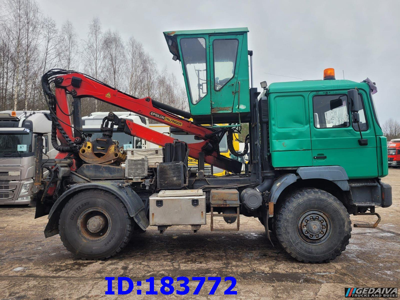 MAN 18.410 4x4 + Epsilon Palfinger SRX39 - Timmerbil, Kranbil: bild 5 MAN 18.410 4x4 + Epsilon Palfinger SRX39 - Timmerbil, Kranbil: bild 5