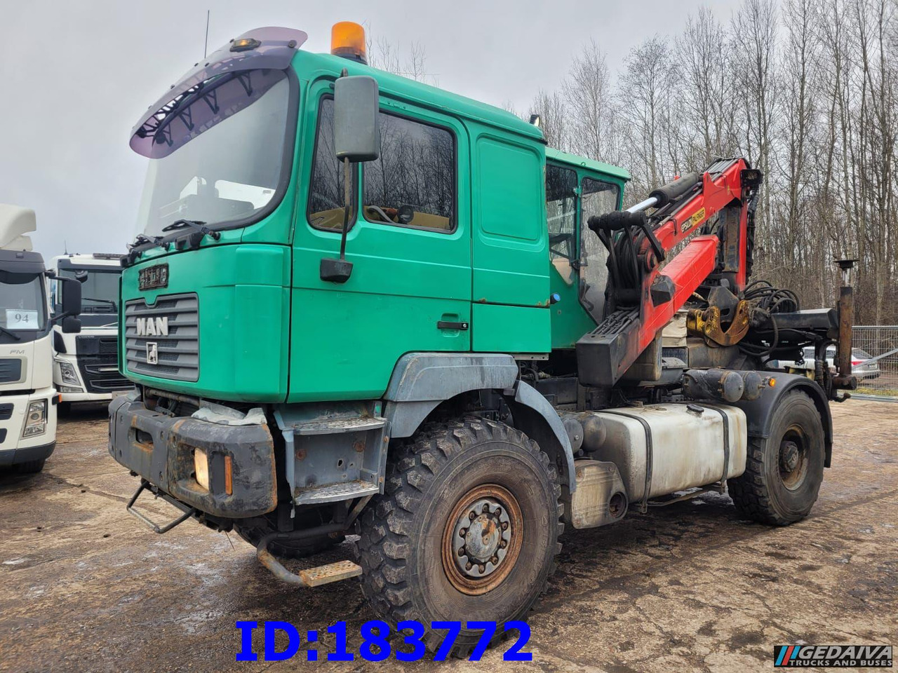 MAN 18.410 4x4 + Epsilon Palfinger SRX39 - Timmerbil, Kranbil: bild 1 MAN 18.410 4x4 + Epsilon Palfinger SRX39 - Timmerbil, Kranbil: bild 1