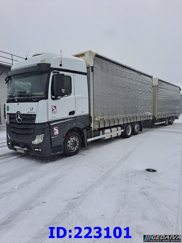 MERCEDES-BENZ Actros 2542 6x2 Euro6 + trailer - Kapellbil: bild 1 MERCEDES-BENZ Actros 2542 6x2 Euro6 + trailer - Kapellbil: bild 1