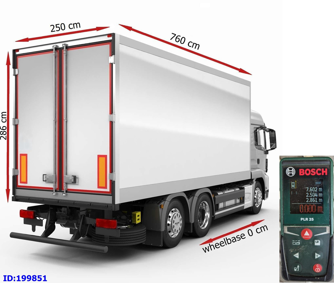 Lastbil med skåp MERCEDES-BENZ Actros 2551 6x2 Euro5: bild 6