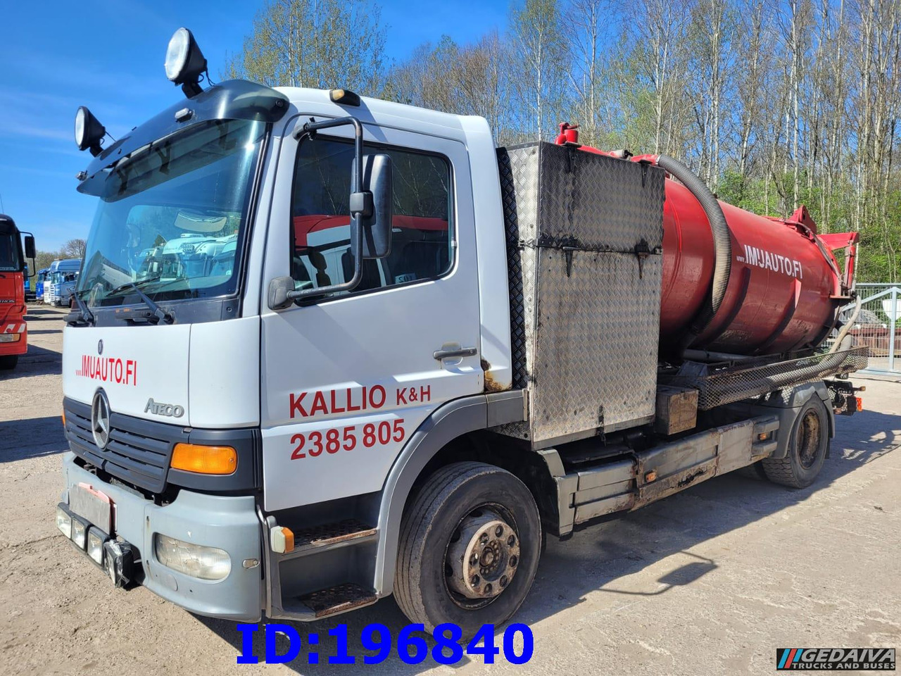 MERCEDES-BENZ Atego 1223 Manual + 7.3m3 - Tankbil: bild 1 MERCEDES-BENZ Atego 1223 Manual + 7.3m3 - Tankbil: bild 1