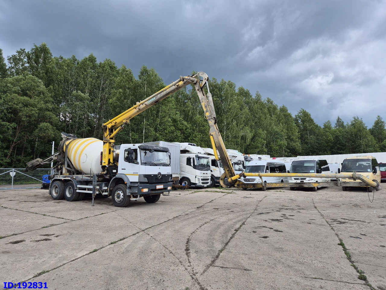 MERCEDES-BENZ Atego 2628 6x4 Schwing 17m 9m3 - Betongpump: bild 1 MERCEDES-BENZ Atego 2628 6x4 Schwing 17m 9m3 - Betongpump: bild 1