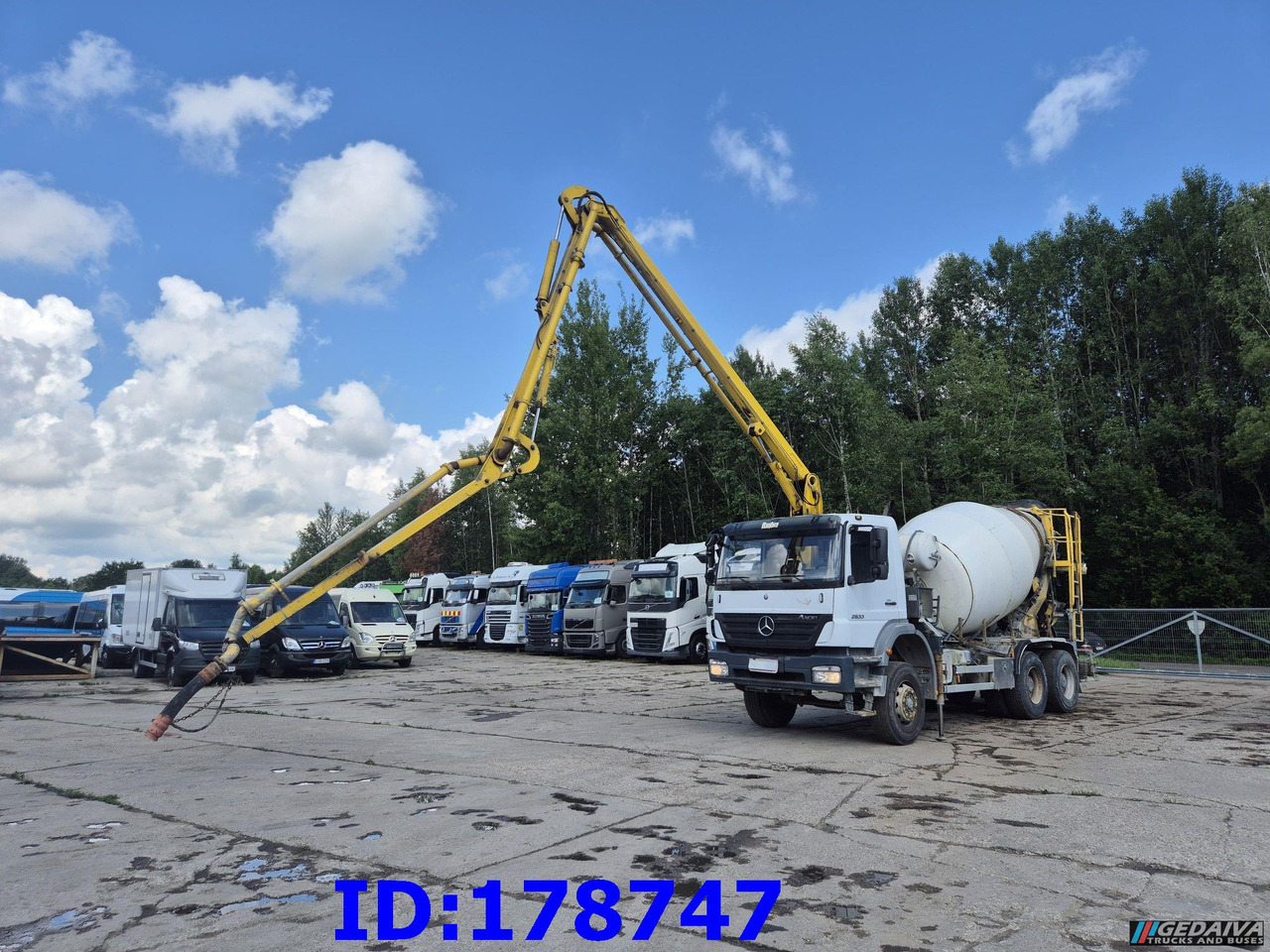 MERCEDES-BENZ Axor 2633 6x4 Schwing 750 - Betongpump: bild 1 MERCEDES-BENZ Axor 2633 6x4 Schwing 750 - Betongpump: bild 1