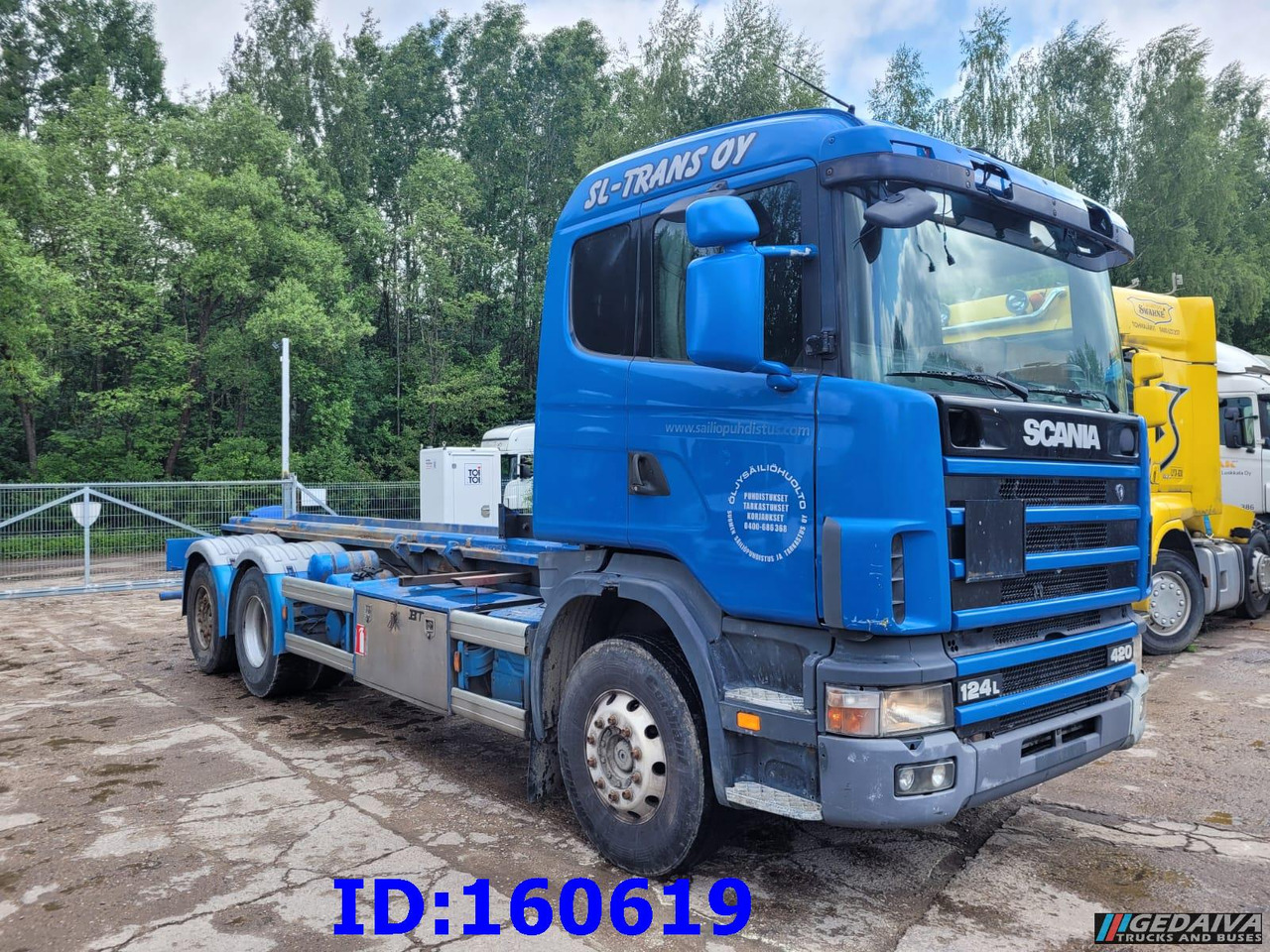 SCANIA 124 420 6x2 Manual Retarder - Chassi lastbil: bild 4 SCANIA 124 420 6x2 Manual Retarder - Chassi lastbil: bild 4