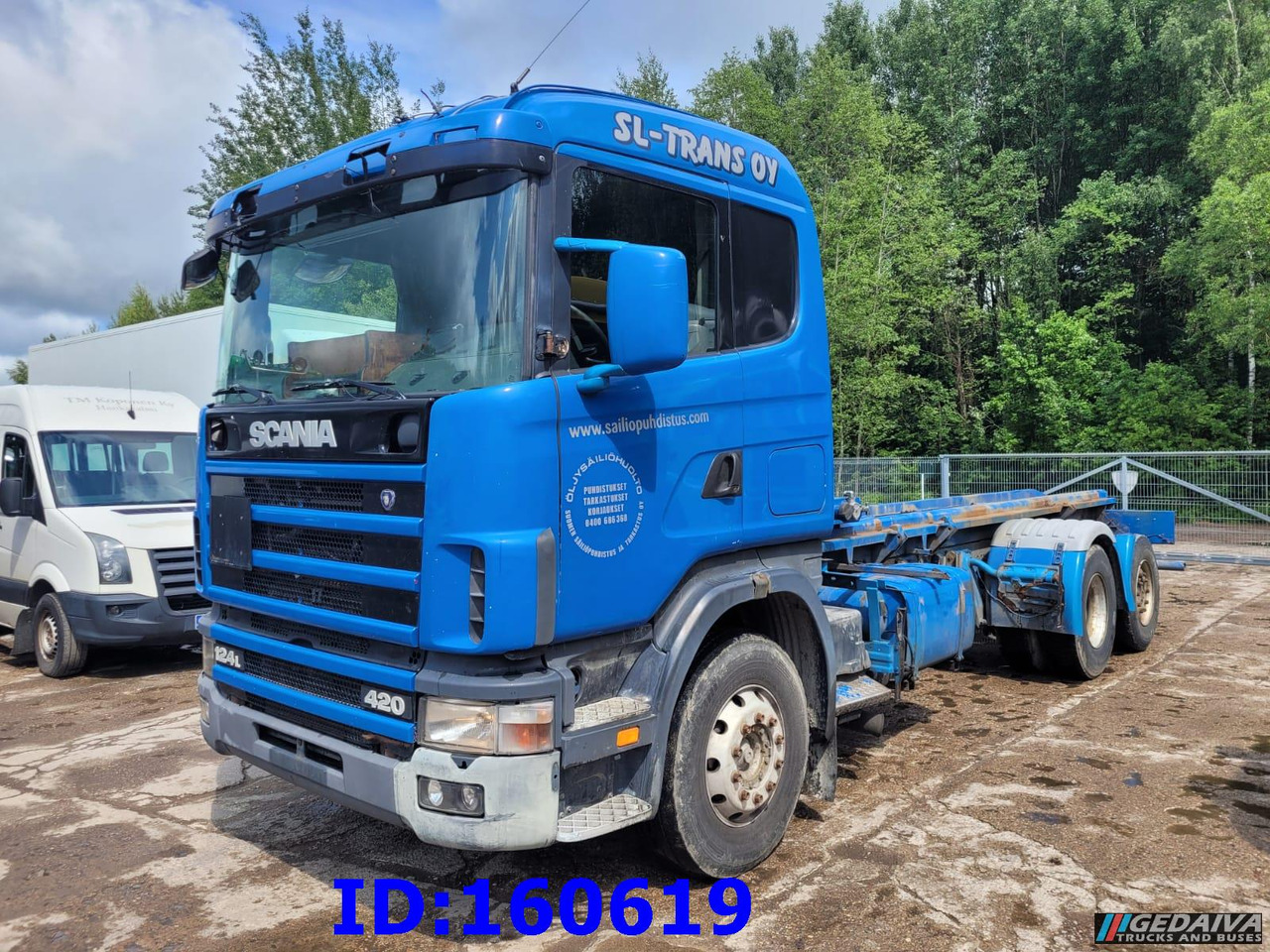 SCANIA 124 420 6x2 Manual Retarder - Chassi lastbil: bild 1 SCANIA 124 420 6x2 Manual Retarder - Chassi lastbil: bild 1