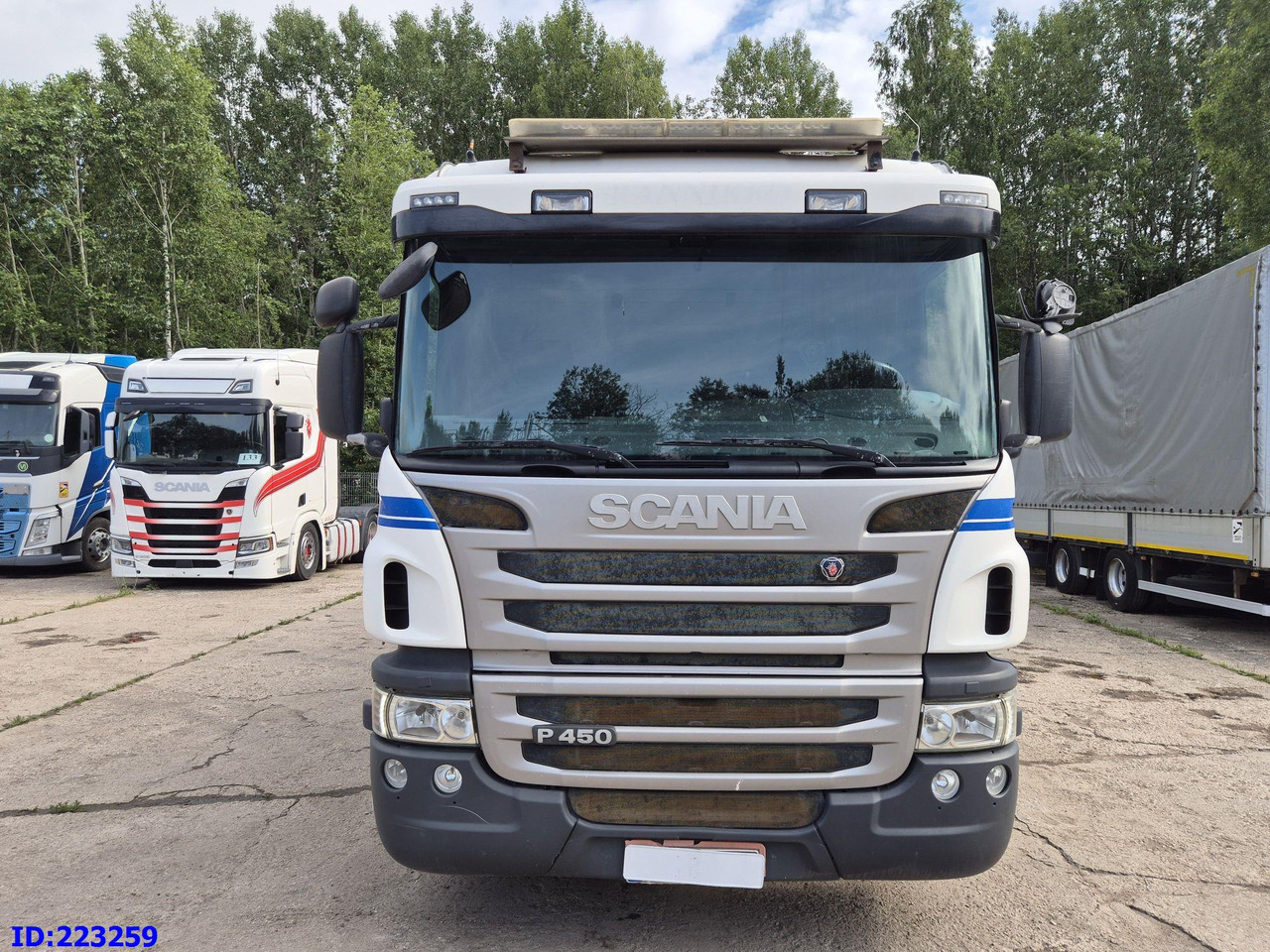 SCANIA P450 6x2 Steering axle Euro6 + PM 13.5SP - Flakbil: bild 2 SCANIA P450 6x2 Steering axle Euro6 + PM 13.5SP - Flakbil: bild 2