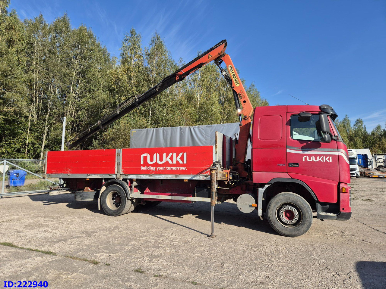 VOLVO FH12 420HP + Crane Palfinger PK9501 - Flakbil: bild 4 VOLVO FH12 420HP + Crane Palfinger PK9501 - Flakbil: bild 4