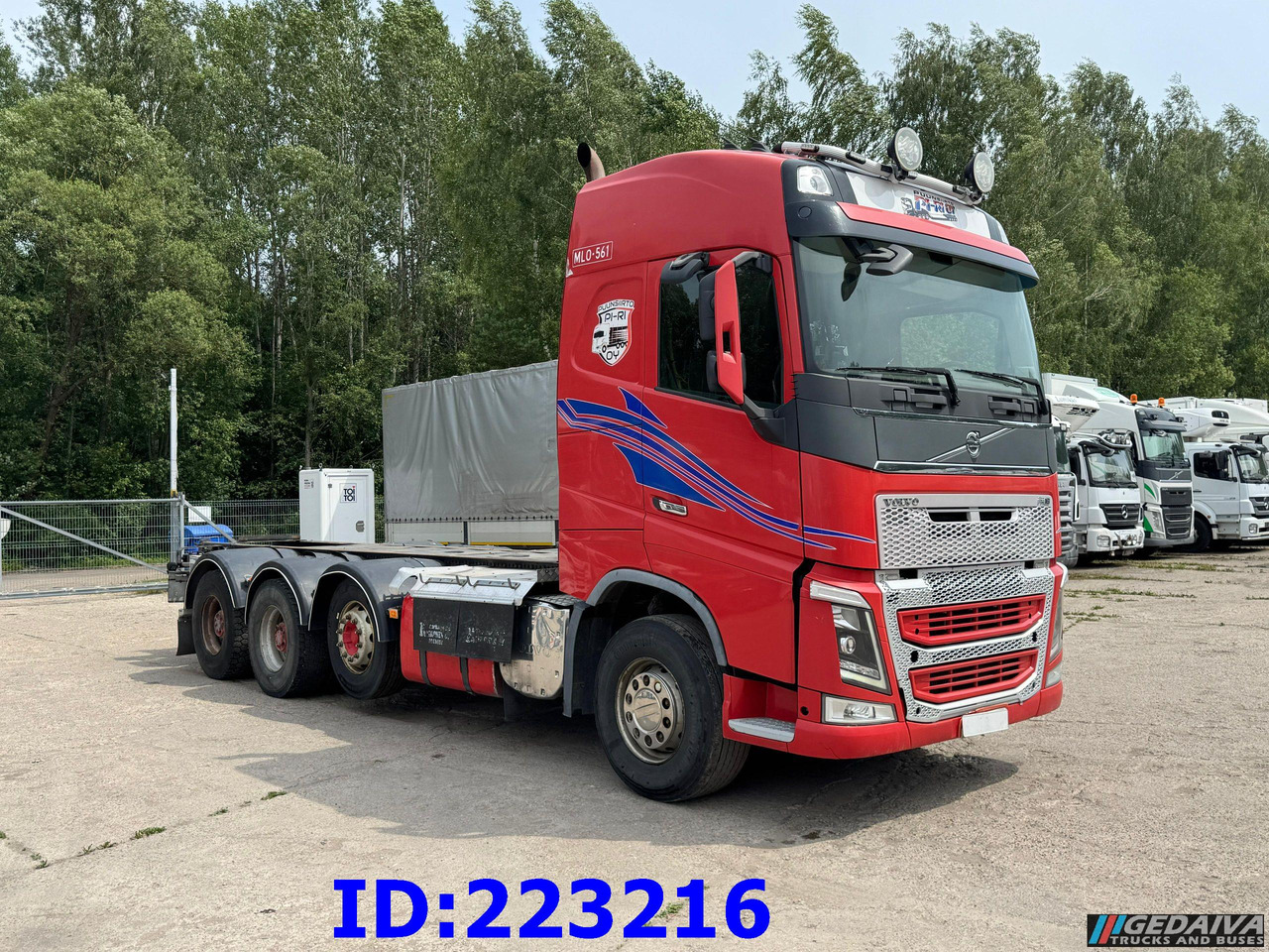 VOLVO FH16 700HP 8X4 Big axle - Chassi lastbil: bild 4 VOLVO FH16 700HP 8X4 Big axle - Chassi lastbil: bild 4