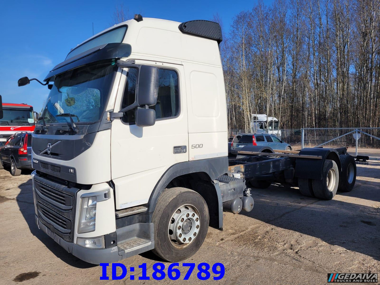VOLVO FM13 500HP 6x2 - Chassi lastbil: bild 1 VOLVO FM13 500HP 6x2 - Chassi lastbil: bild 1