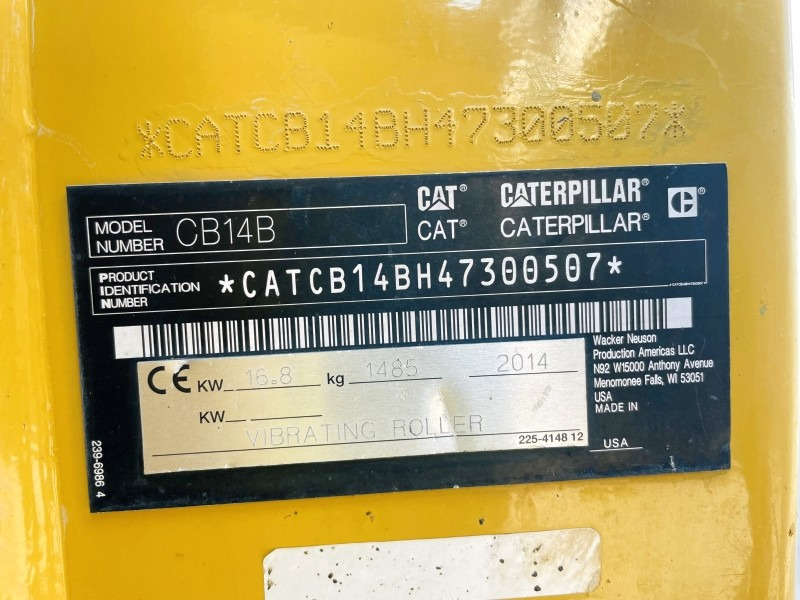 Caterpillar CB14B (3399) - Vält: bild 3 Caterpillar CB14B (3399) - Vält: bild 3