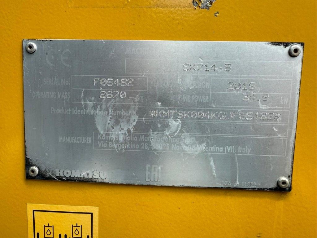 Komatsu SK714-5 (4026) - Kompaktlastare/ Slirstyrda lastare: bild 5 Komatsu SK714-5 (4026) - Kompaktlastare/ Slirstyrda lastare: bild 5