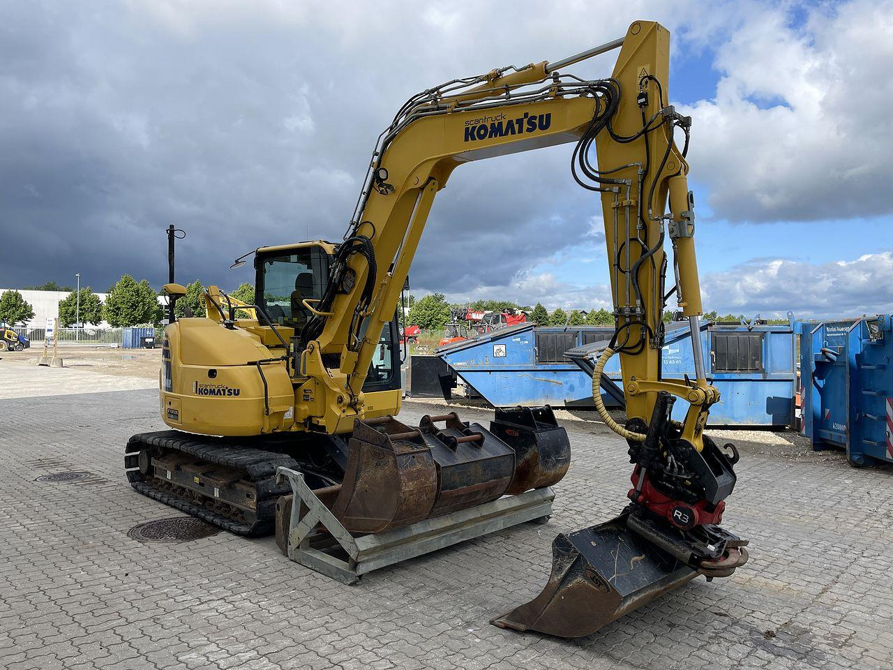 Komatsu PC88MR-10 med Topcon - Minigrävmaskin: bild 5 Komatsu PC88MR-10 med Topcon - Minigrävmaskin: bild 5
