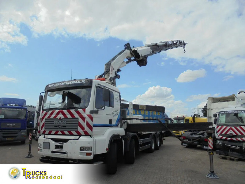 MAN TGA 41.460 1e Owner + Manual + Fassi F800XP 6x hydr. + Winch + hoogzit 8x4 + Low KM + Remote + FLY-JIB Prepared - Kranbil, Flakbil: bild 1 MAN TGA 41.460 1e Owner + Manual + Fassi F800XP 6x hydr. + Winch + hoogzit 8x4 + Low KM + Remote + FLY-JIB Prepared - Kranbil, Flakbil: bild 1
