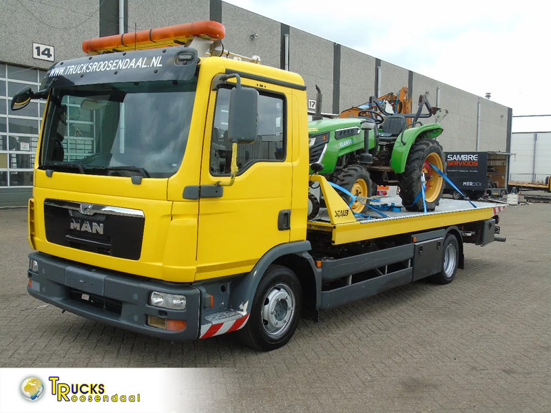 MAN TGL 8.180 + winch + MANUAL + EURO 5 + system working - Biltransportbil lastbil: bild 1 MAN TGL 8.180 + winch + MANUAL + EURO 5 + system working - Biltransportbil lastbil: bild 1