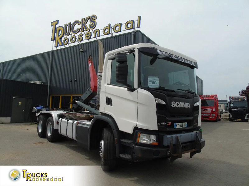 Scania G450 + 6X4 + RETARDER + EURO 6 - Lastväxlare lastbil: bild 1 Scania G450 + 6X4 + RETARDER + EURO 6 - Lastväxlare lastbil: bild 1