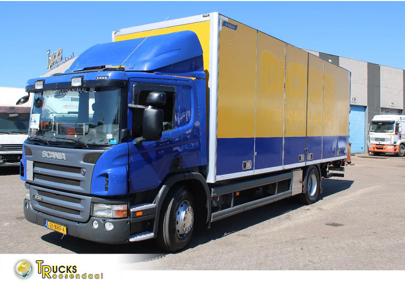 Scania P 230 + LIFT - Lastbil med skåp: bild 1 Scania P 230 + LIFT - Lastbil med skåp: bild 1