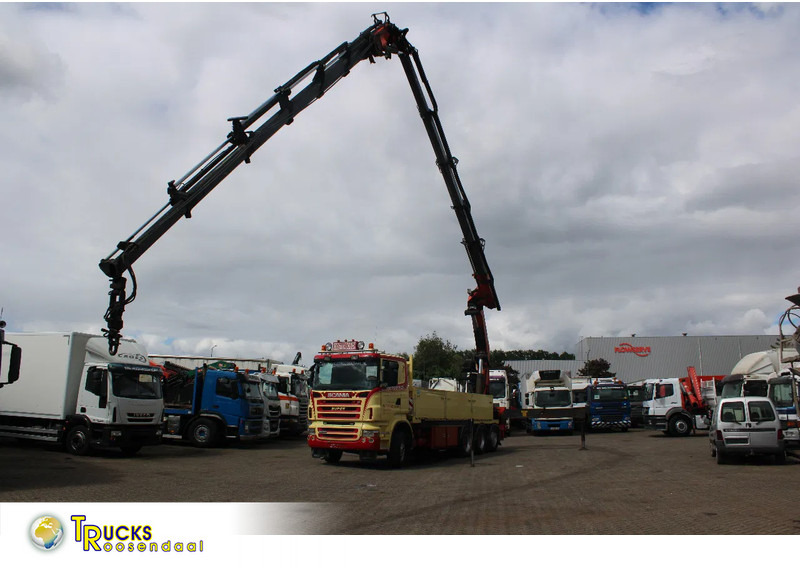 Scania R 480 + PALFINGER PK60002 5x + JIB 6x + 8X4 + REMOTE + MANUAL - Kranbil: bild 1 Scania R 480 + PALFINGER PK60002 5x + JIB 6x + 8X4 + REMOTE + MANUAL - Kranbil: bild 1