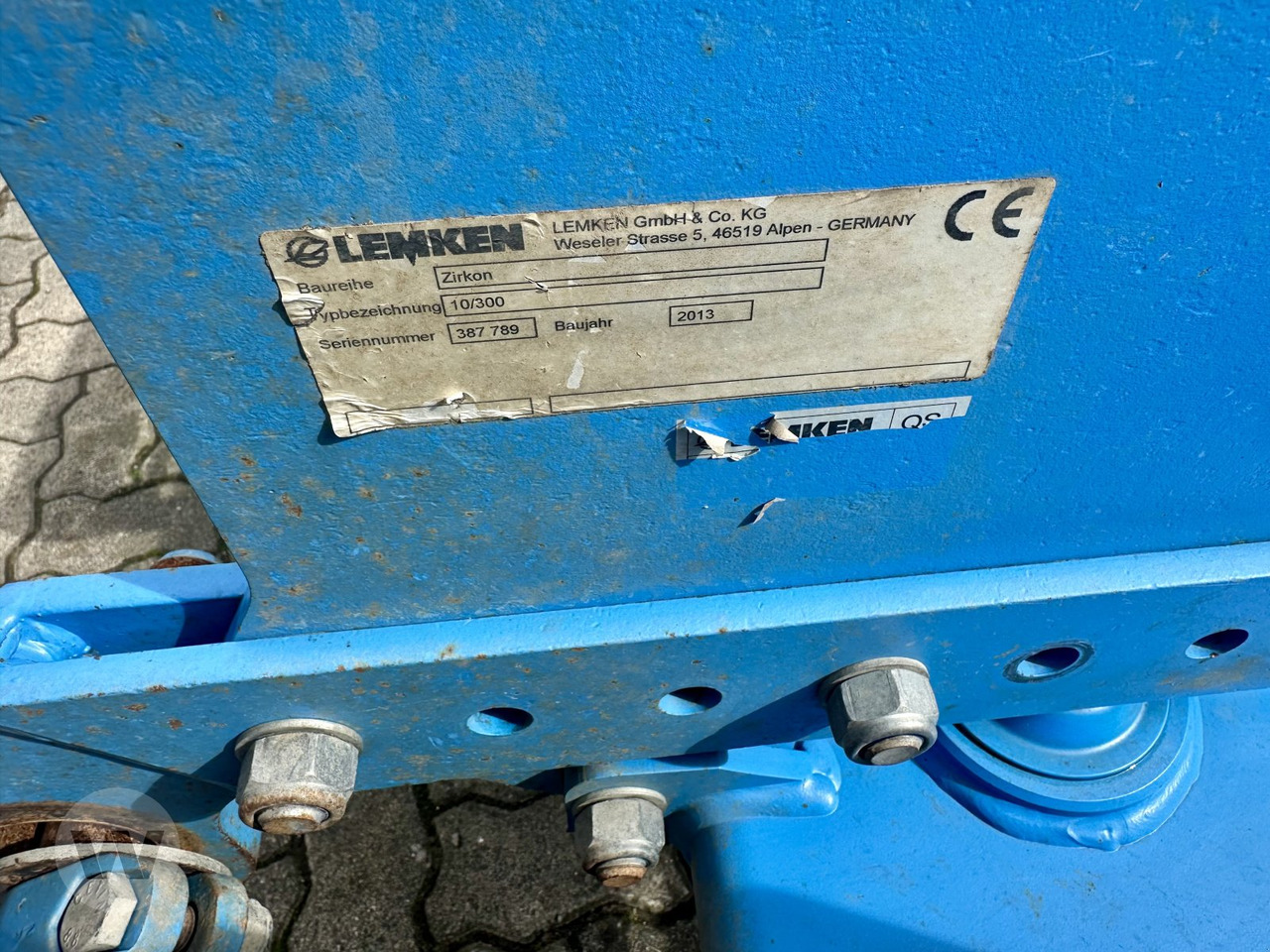 Lemken Zirkon 10/300 - Rotorharv: bild 1 Lemken Zirkon 10/300 - Rotorharv: bild 1