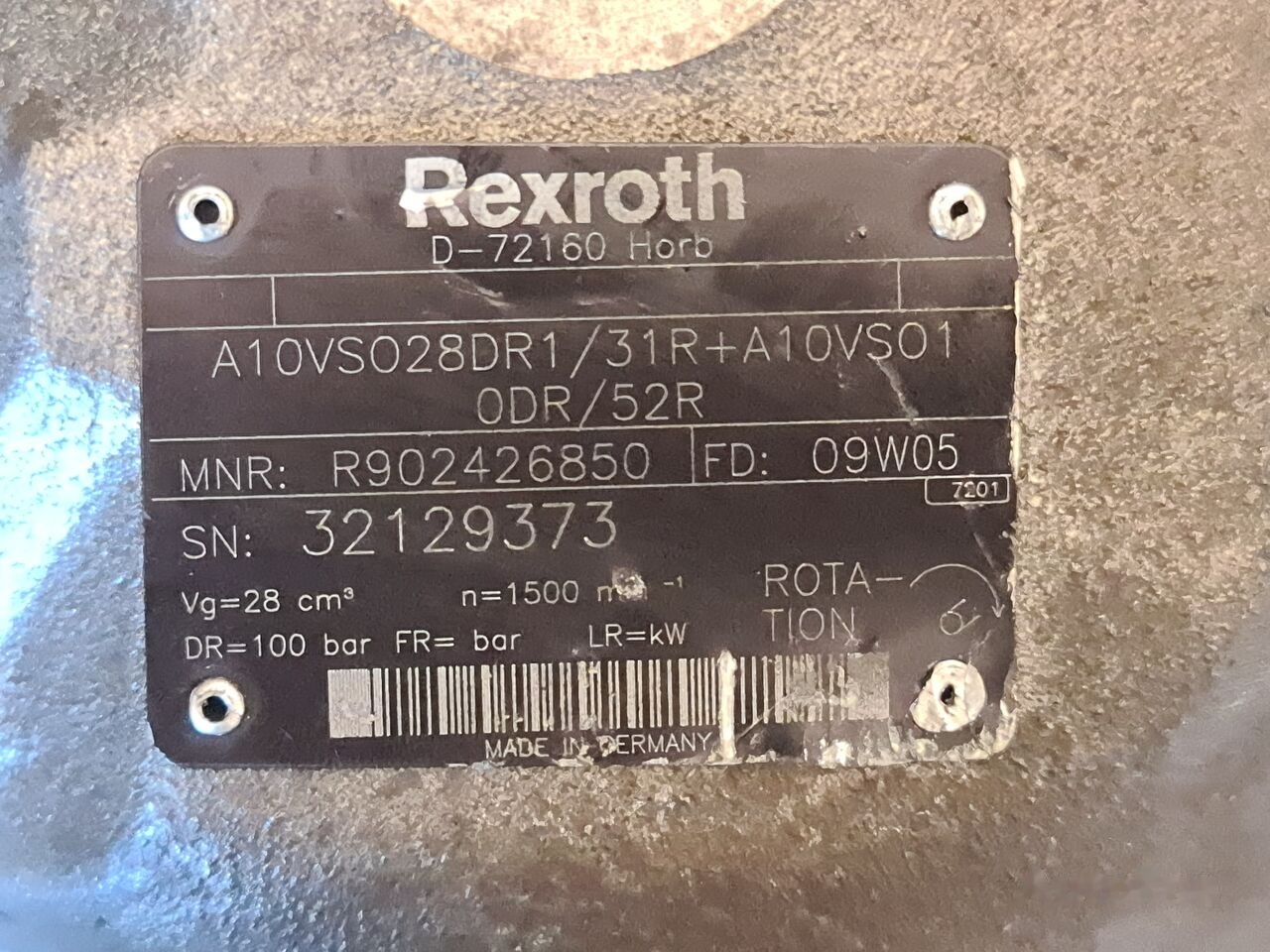 Rexroth D-72160 HORB - Hydraulpump för Lastbil: bild 5 Rexroth D-72160 HORB - Hydraulpump för Lastbil: bild 5