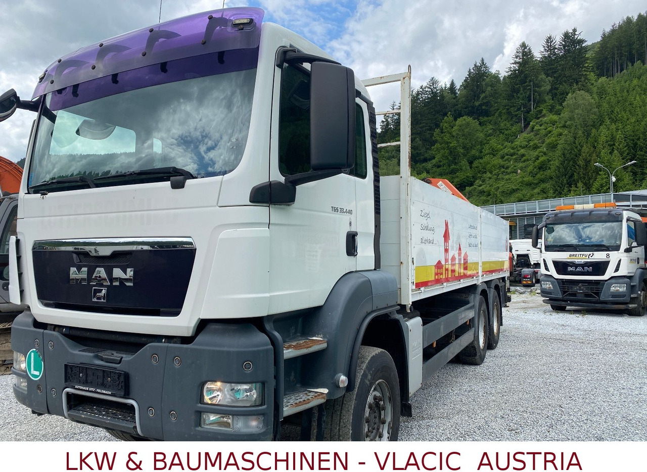 MAN TGS 33.440 6x4 Blatt/Blatt Mit Palfinger PK16500 - Flakbil, Kranbil: bild 1 MAN TGS 33.440 6x4 Blatt/Blatt Mit Palfinger PK16500 - Flakbil, Kranbil: bild 1