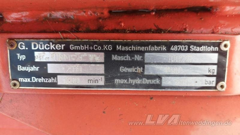 Dücker USM 21 Heck-Seitenmulcher - Släntklippare: bild 5 Dücker USM 21 Heck-Seitenmulcher - Släntklippare: bild 5