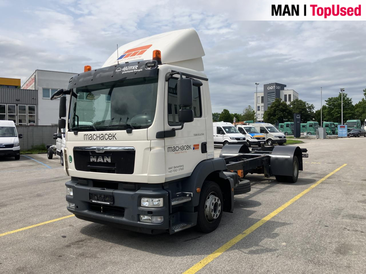 MAN TGM 12.290 4X2 LL - Chassi lastbil: bild 1 MAN TGM 12.290 4X2 LL - Chassi lastbil: bild 1