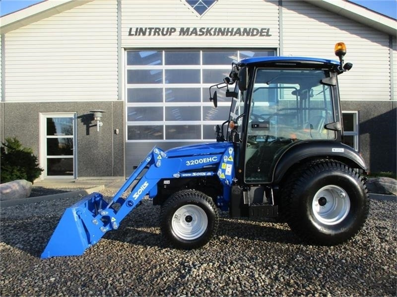 Solis H26 HST Med kabine, turf hjul og frontlæsser. - Kommunaltraktor: bild 1 Solis H26 HST Med kabine, turf hjul og frontlæsser. - Kommunaltraktor: bild 1