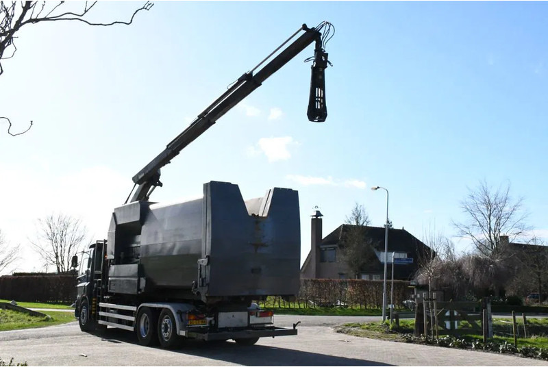Lastväxlare lastbil, Kranbil DAF CF75/310 FAN !!KRAAN/HAAK!!PERSCONTAINER!!HIGH PRESURRE CLEANING!!HOGEDRUK REINIGING!!HOCH DRUCK WASHEN SYSTEM!!REINIGING!GEJO B: bild 8