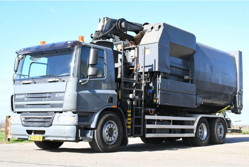 Lastväxlare lastbil, Kranbil DAF CF75/310 FAN !!KRAAN/HAAK!!PERSCONTAINER!!HIGH PRESURRE CLEANING!!HOGEDRUK REINIGING!!HOCH DRUCK WASHEN SYSTEM!!REINIGING!GEJO B: bild 6