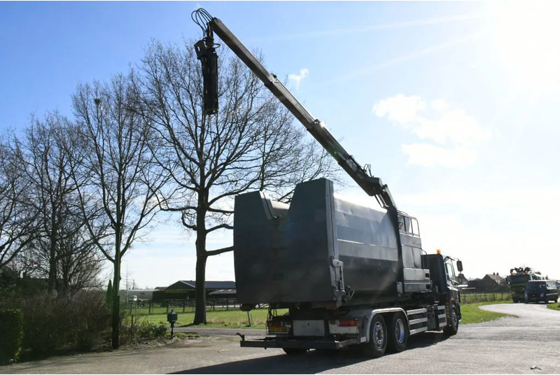 Lastväxlare lastbil, Kranbil DAF CF75/310 FAN !!KRAAN/HAAK!!PERSCONTAINER!!HIGH PRESURRE CLEANING!!HOGEDRUK REINIGING!!HOCH DRUCK WASHEN SYSTEM!!REINIGING!GEJO B: bild 10