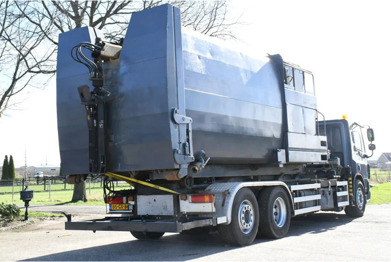 Lastväxlare lastbil, Kranbil DAF CF75/310 FAN !!KRAAN/HAAK!!PERSCONTAINER!!HIGH PRESURRE CLEANING!!HOGEDRUK REINIGING!!HOCH DRUCK WASHEN SYSTEM!!REINIGING!GEJO B: bild 17